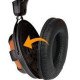 Слушалки с микрофон A4Tech HS-28-3, Оранжеви/Черни Слушалки с микрофон A4Tech HS-28-3, Оранжеви/Черни
