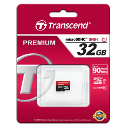Памет | Transcend 32GB micro SDHC UHS-I Premium