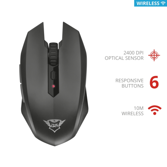 Мишка | TRUST GXT 115 Macci Wireless Gaming Mouse Мишка | TRUST GXT 115 Macci Wireless Gaming Mouse