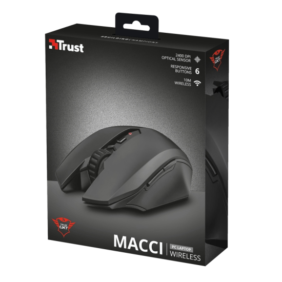 Мишка | TRUST GXT 115 Macci Wireless Gaming Mouse Мишка | TRUST GXT 115 Macci Wireless Gaming Mouse