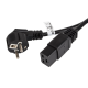 Кабел | Lanberg CEE 7/7 -> IEC 320 C19 power cord 16A 1.8m VDE | black Кабел | Lanberg CEE 7/7 -> IEC 320 C19 power cord 16A 1.8m VDE | black