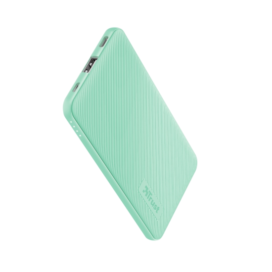 Външна батерия | TRUST Primo Fast Ultra-thin Powerbank 5000 mAh Mint Външна батерия | TRUST Primo Fast Ultra-thin Powerbank 5000 mAh Mint