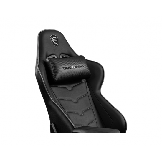 Стол | MSI MAG CH120 I | Adjustable Back Angle 90° - 180° | 4D Adjustable Armrests | PVC Leather | High Density Mould Shaping Foam | Ergonomic headrest pillow and lumbar | Gas Lift Class-4 | 75mm Wheels | up to 150 KG | Steel Frame | Black and Grey Стол | MSI MAG CH120 I | Adjustable Back Angle 90° - 180° | 4D Adjustable Armrests | PVC Leather | High Density Mould Shaping Foam | Ergonomic headrest pillow and lumbar | Gas Lift Class-4 | 75mm Wheels | up to 150 KG | Steel Frame | Black and Grey
