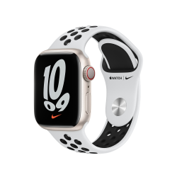 Аксесоар | Apple Watch 41mm Pure Platinum/Black Nike Sport Band - Regular