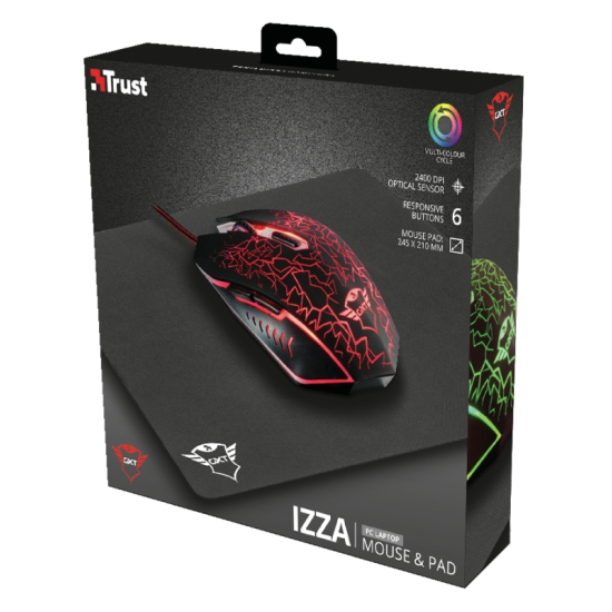 Мишка | TRUST GXT 783 Gaming Mouse & Mouse Pad Мишка | TRUST GXT 783 Gaming Mouse & Mouse Pad