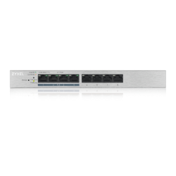Комутатор | ZyXEL GS1200-8HPv2 | 8 Port Gigabit PoE+ webmanaged Switch | 4x PoE | 60 Watt