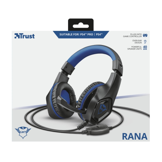 Слушалки | TRUST GXT 404B Rana Headset PS4/PS5 Слушалки | TRUST GXT 404B Rana Headset PS4/PS5