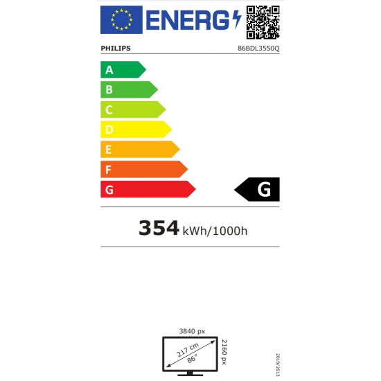 Широкоформатен дисплей | Philips 86BDL3550Q/00 | 86" Direct LED 4K Display | powered by Android | HTML5 browser | play from internal memory | CMND Широкоформатен дисплей | Philips 86BDL3550Q/00 | 86" Direct LED 4K Display | powered by Android | HTML5 browser | play from internal memory | CMND