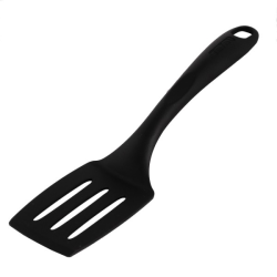 Шпатула | Tefal 2745112 | Bienvenue | Little spatula | Kitchen tool | With holes | Up to 220°C | Dishwasher safe | black