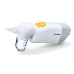 Аспиратор за нос | Beurer NA 20 nasal aspirator | Ergonomic | Quiet | from 0 to 12 years | 2 soft silicone attachments | Controlled suction pressure | Battery-operated