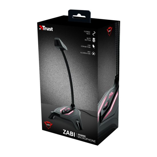 Микрофон | TRUST GXT 215 Zabi LED USB Gaming Microphone Микрофон | TRUST GXT 215 Zabi LED USB Gaming Microphone
