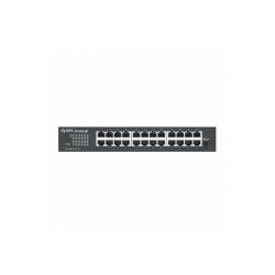 Комутатор | ZyXEL GS1100-24E 24-port Gigabit Unmanaged switch v3 | Fanless | 802.3az