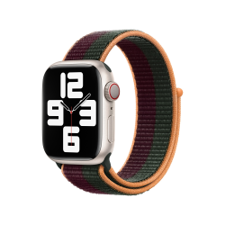 Аксесоар | Apple Watch 41mm Dark Cherry/Forest Green Sport Loop - Regular