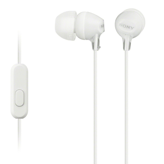 Слушалки | Sony Headset MDR-EX15AP white Слушалки | Sony Headset MDR-EX15AP white