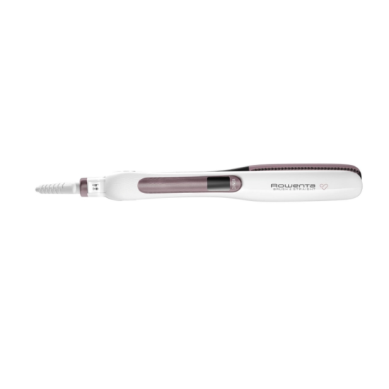 Преса | Rowenta SF7510F0 | Brush&Straight Premium Care | LCD display | 130 - 200 ° C | Replaceable Plates | Ionizer | Cover type: Cashmere Keratin | Warm-up time: 15 sec | White / Purple Преса | Rowenta SF7510F0 | Brush&Straight Premium Care | LCD display | 130 - 200 ° C | Replaceable Plates | Ionizer | Cover type: Cashmere Keratin | Warm-up time: 15 sec | White / Purple