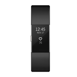 Фитнес гривна | Fitbit Charge 2 Black Silver | Large