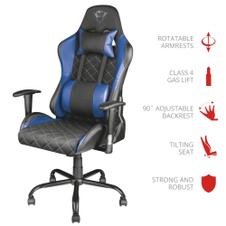 Стол | TRUST GXT 707B Resto Gaming Chair - blue