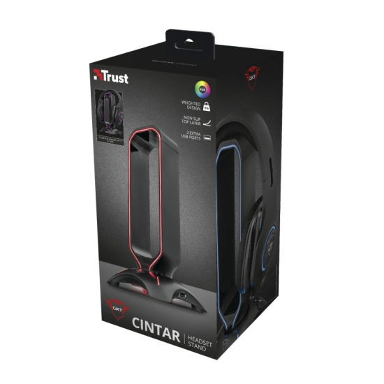 Стойка | TRUST GXT 265 Cintar RGB Headset Stand Стойка | TRUST GXT 265 Cintar RGB Headset Stand