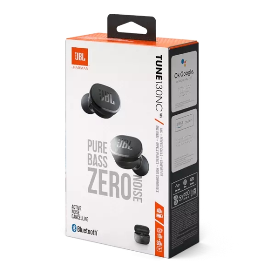 Слушалки | JBL T130NC BLK True wireless Noise Cancelling earbuds