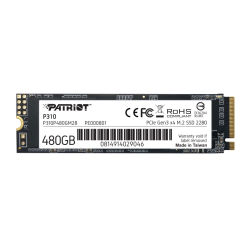 Твърд диск | Patriot P310 480GB M.2 2280 PCIE