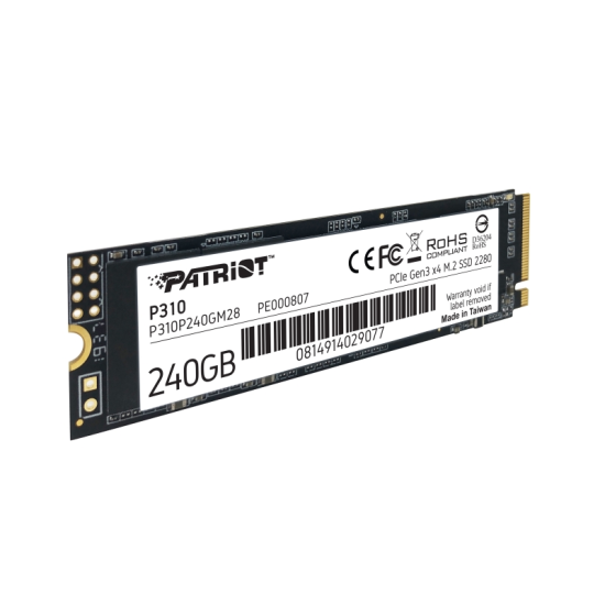 Твърд диск | Patriot P310 240GB M.2 2280 PCIE Твърд диск | Patriot P310 240GB M.2 2280 PCIE