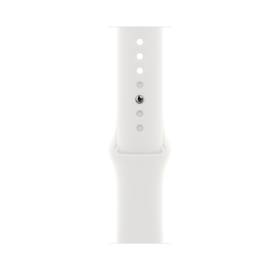 Часовник | Apple Watch SE2 GPS 44mm Silver Aluminium Case with White Sport Band - Regular