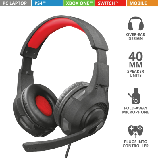 Слушалки | TRUST GXT 307 Ravu Gaming Headset