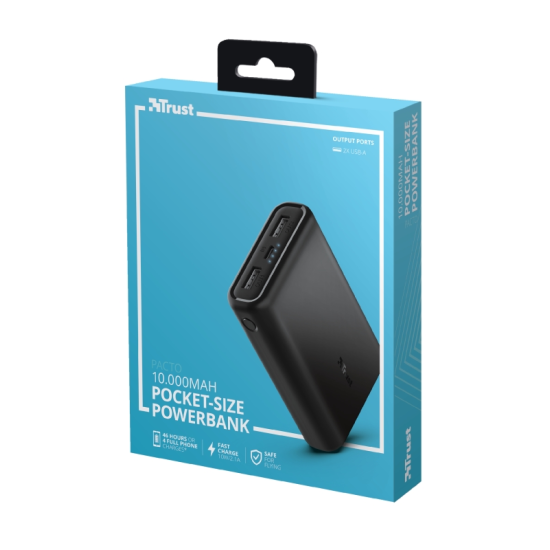 Външна батерия | TRUST Pacto Pocket-Size Powerbank 10000 mAh Външна батерия | TRUST Pacto Pocket-Size Powerbank 10000 mAh