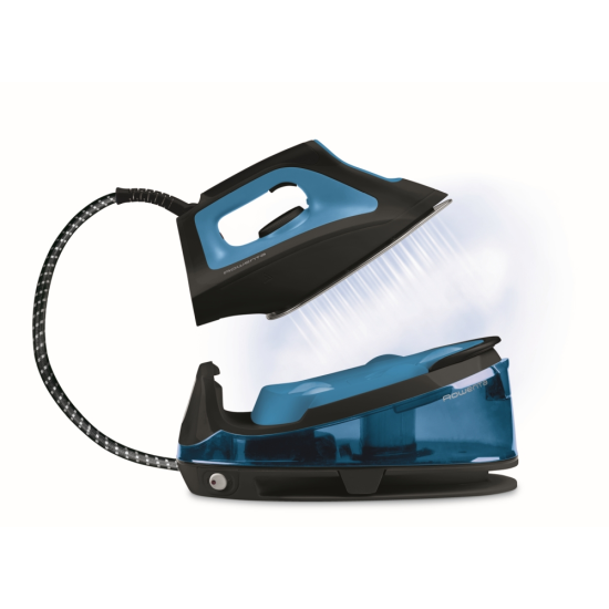 Парогенератор | Rowenta VR7046 Liberty blue & black,fast heat up 2min. | 5,5 bars | 100g/min | shot 220g/min- microsteam 400 | stainless steel soleplate AIRGLIDE | auto off - water tank 1,2L Парогенератор | Rowenta VR7046 Liberty blue & black,fast heat up 2min. | 5,5 bars | 100g/min | shot 220g/min- microsteam 400 | stainless steel soleplate AIRGLIDE | auto off - water tank 1,2L
