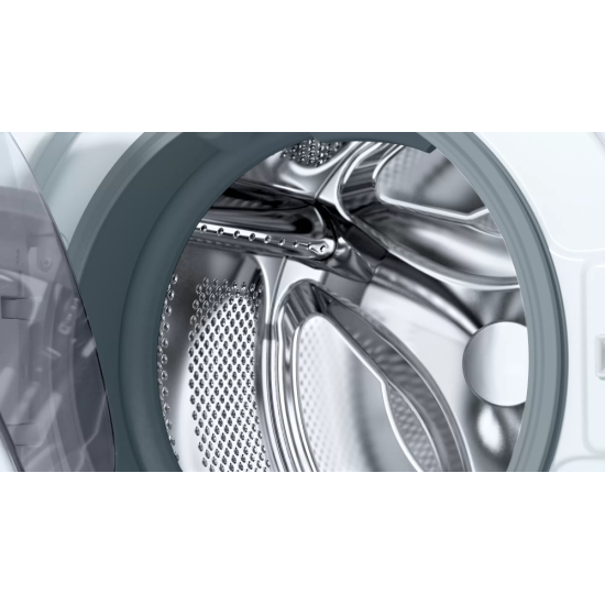 Пералня | Bosch WAN24164BY SER4 Washing machine 8kg | 1200 rpm | 55/76dB | white-black grey door Пералня | Bosch WAN24164BY SER4 Washing machine 8kg | 1200 rpm | 55/76dB | white-black grey door