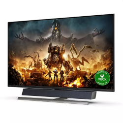 Монитор | Philips 559M1RYV/00 | 55" VA WLED | 3840x2160@144Hz | 4ms GTG | 750cd/m2 | 4000:1 | Mega Infinity DCR | Adaptive Sync | FlickerFree | Low Blue Mode | B&W 40W 2.1 ch. | Tilt | 3xHDMI | DP | USB hub