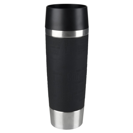 Термочаша | Tefal K3081214 TRAVEL MUG GR 0.5L black slv TEF