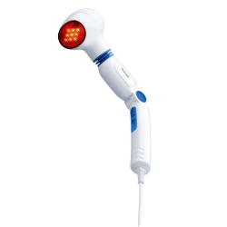 Масажор | Beurer MG 40 infrared massager; Soothing vibration massage; Rotating massage head and 3-way adjustable handle; Infrared heat; 3 function levels; 4 interchangeable massage attachments