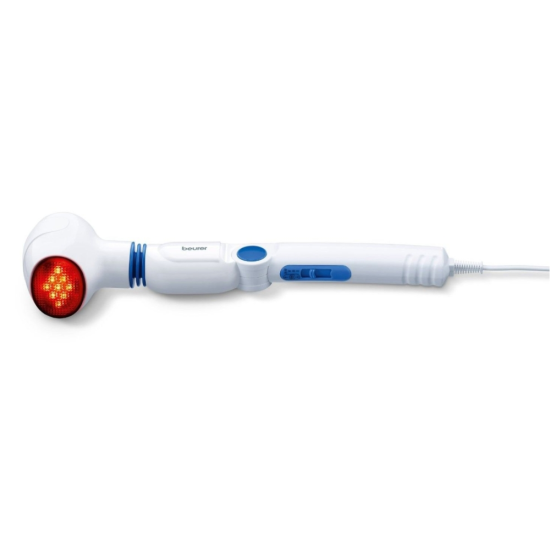 Масажор | Beurer MG 40 infrared massager; Soothing vibration massage; Rotating massage head and 3-way adjustable handle; Infrared heat; 3 function levels; 4 interchangeable massage attachments Масажор | Beurer MG 40 infrared massager; Soothing vibration massage; Rotating massage head and 3-way adjustable handle; Infrared heat; 3 function levels; 4 interchangeable massage attachments