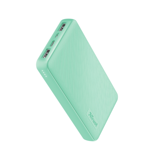 Външна батерия | TRUST Primo Fast Powerbank 15000 mAh Mint Външна батерия | TRUST Primo Fast Powerbank 15000 mAh Mint