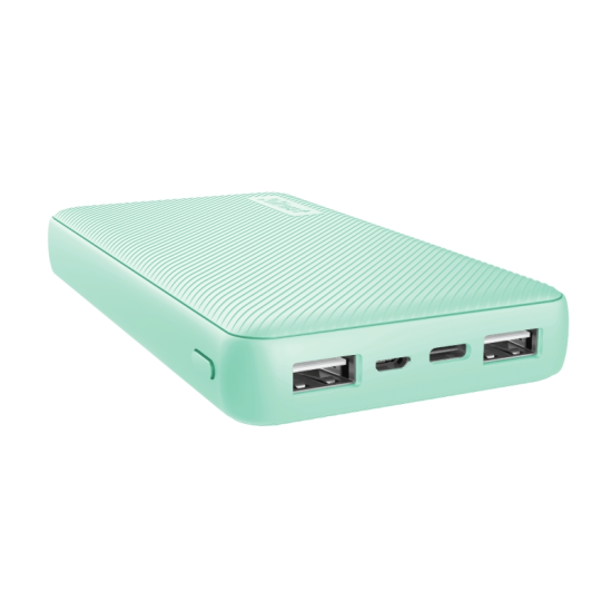 Външна батерия | TRUST Primo Fast Powerbank 15000 mAh Mint Външна батерия | TRUST Primo Fast Powerbank 15000 mAh Mint