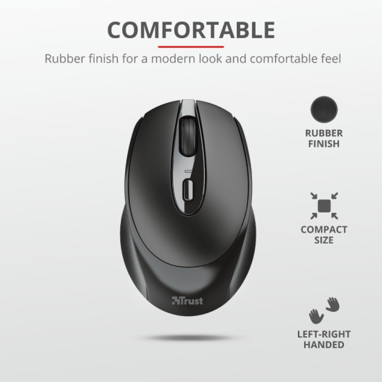 Мишка | TRUST Zaya Wireless Rechargeable Mouse Black Мишка | TRUST Zaya Wireless Rechargeable Mouse Black