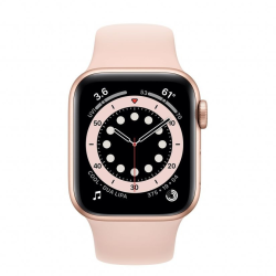 Часовник | Apple Watch S6 GPS | 40mm Gold Aluminium Case with Pink Sand Sport Band - Regular