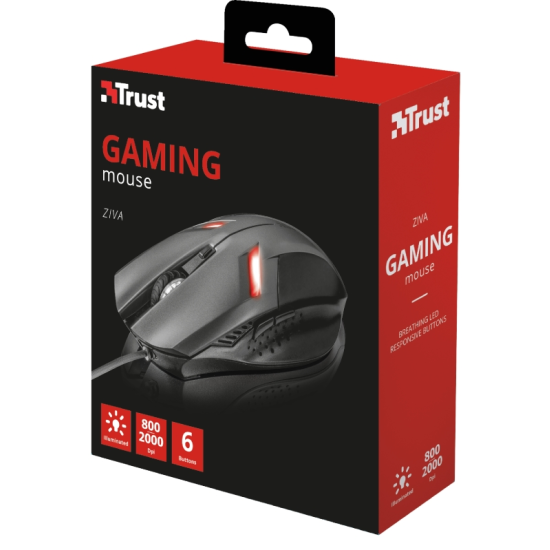 Мишка | TRUST Ziva Gaming mouse Мишка | TRUST Ziva Gaming mouse