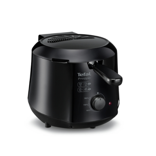 Фритюрник | Tefal FF230831 | Fry Principio | Compact fryer with thermo-insulated "cool" walls | Grease capacity: 1.2l | Capacity of food products: up to 600 g | black