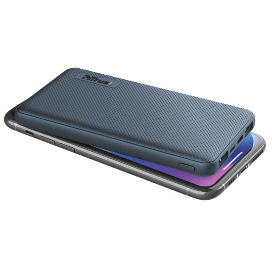 Външна батерия | TRUST Primo Fast Ultra-thin Powerbank 10000 mAh Blue Външна батерия | TRUST Primo Fast Ultra-thin Powerbank 10000 mAh Blue