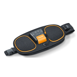 Масажор | Beurer EM 39 belt 2 in 1 for the abdomen and lower back; EMS technology; 4 contact electrodes; 5 training programs; adjustable intensity; waist circumference of 75-130 cm