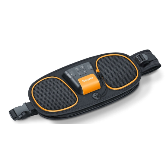 Масажор | Beurer EM 39 belt 2 in 1 for the abdomen and lower back; EMS technology; 4 contact electrodes; 5 training programs; adjustable intensity; waist circumference of 75-130 cm Масажор | Beurer EM 39 belt 2 in 1 for the abdomen and lower back; EMS technology; 4 contact electrodes; 5 training programs; adjustable intensity; waist circumference of 75-130 cm