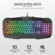 Клавиатура | TRUST GXT 881 Odyss Semi-mechanical Keyboard US Клавиатура | TRUST GXT 881 Odyss Semi-mechanical Keyboard US