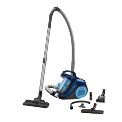 Прахосмукачка | Rowenta RO2981EA | SWIFT POWER BLUE Home & Car | 750W |  77dB | 1,2L | Crevice 2in1 | Parquet | Mini turbobrush | Upholstery | XXL Flexi Crevice