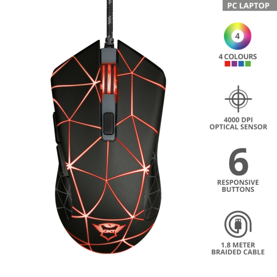 Мишка | TRUST GXT 133 Locx Gaming Mouse Мишка | TRUST GXT 133 Locx Gaming Mouse
