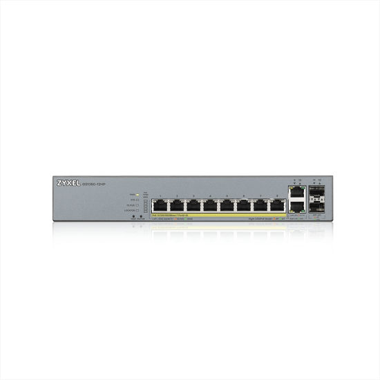 Комутатор | ZyXEL GS1350-12HP | 12 Port managed CCTV PoE switch | long range | 130W Комутатор | ZyXEL GS1350-12HP | 12 Port managed CCTV PoE switch | long range | 130W