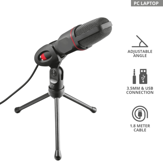 Микрофон | TRUST GXT 212 Mico USB Microphone v2 Микрофон | TRUST GXT 212 Mico USB Microphone v2
