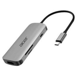 Докинг станция | Acer 7in1 Type C dongle: 1 x HDMI | 3 x USB3.2 | 1 x SD/TF | 1 x PD