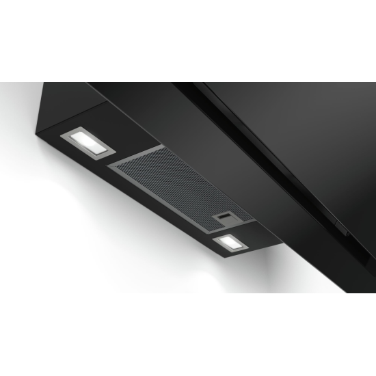 Аспиратор | Bosch DWK97JM60 | Inclined hood 90cm A+ | black glass | max 730 m3/h | 54 dB Аспиратор | Bosch DWK97JM60 | Inclined hood 90cm A+ | black glass | max 730 m3/h | 54 dB
